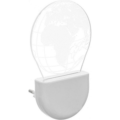 Ночник Aukes Планета 3D LED RGB 0.5 Вт белый 