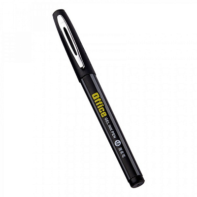 Ручка гелевая Baoke 1.0 мм черная Office (PC1048-black) 