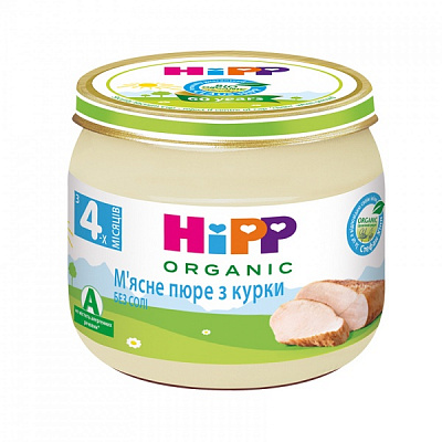 Пюре Hipp Мясное из курицы 80 г 