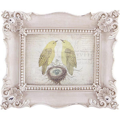 Фоторамка Птицы 33x22.7 см пастель