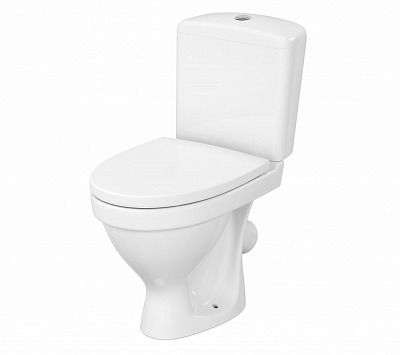 Унитаз-компакт Cersanit EKO II SIMPLEON 031 3/5 с дюропластовым сидением Soft Close K44-135