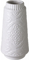 Ваза керамическая белая Etno 12,5х12,5х24 см Dehua