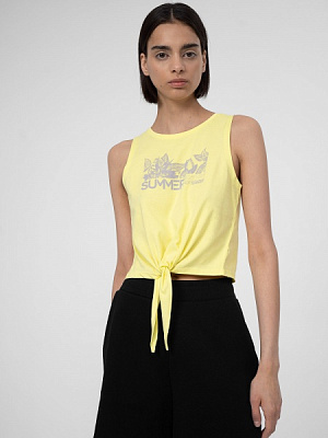 Майка 4F TSHIRT F566 4FSS23TTSHF566-73S р.XL жовтий