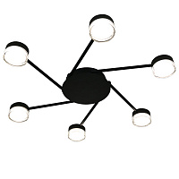 Люстра потолочная Victoria Lighting 6x12 Вт GX53 черный Best/PL6 black