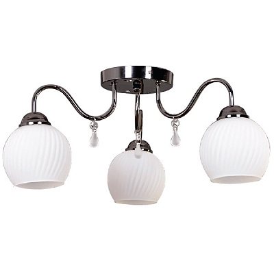 Люстра Accento Persefona ALSQ-MD37616/3 чорний хром