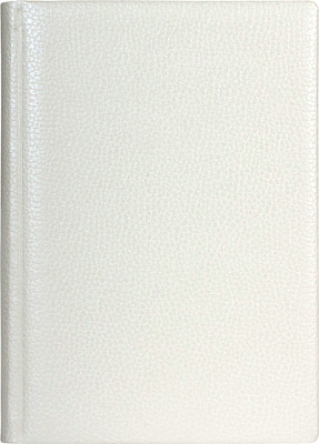 Дневник недатированный Armonia белый металлик Cabinet A5