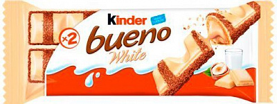 Батончик Kinder Bueno White 39 г