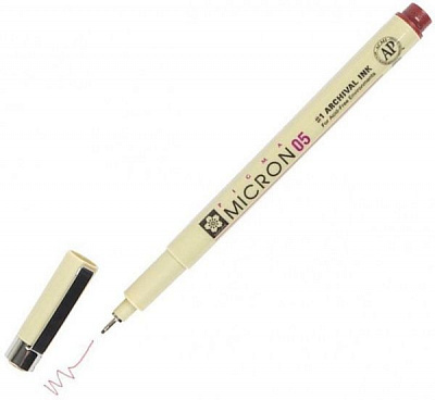 Линер PIGMA Micron Sakura (0.5) 0,45 мм бордовый 