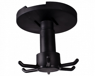 Гачки DC самоклейка чорний