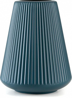 Ваза пластиковая MVM DH-FLOWERS-04 DARK BLUE 20 см 