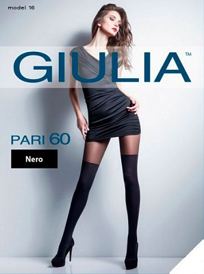 Колготки жіночі Giulia PARI 16 р. 4 60 den nero 1 пар
