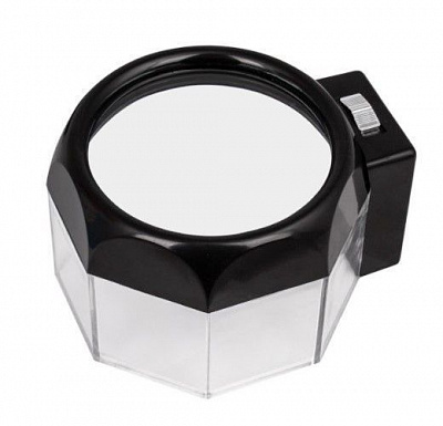 Лупа-циліндр 4X збільшення 90 мм Ridni