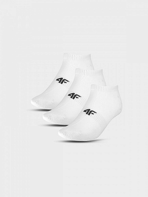Шкарпетки 4F SOCKS CAS U255 (3PACK) 4FJWSS24USOCU255-90S р.32-35 білий