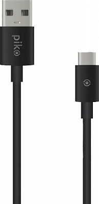 Кабель Piko USB-подовжувач 0,2 м чорний CB-UT10