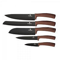 Набор ножей Ebony ROSEWOOD Collection 5 предметов BH 2308 Berlinger