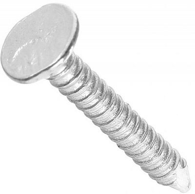 Цвяхи покрівельні 3.1x25 мм вага білий цинк