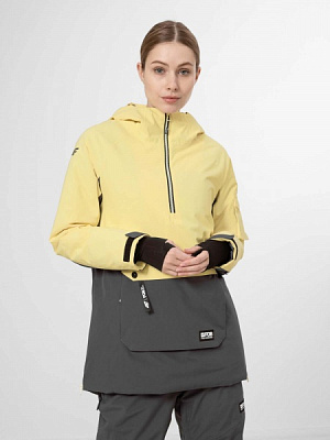 Анорак 4F WOSNOWBOARD JACKET KUDS003 H4Z22-KUDS003-73S р.XL желтый