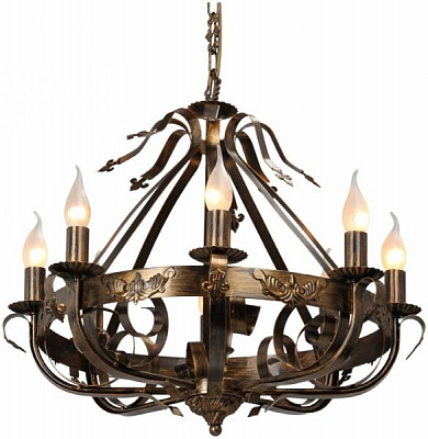 Люстра підвісна Vitaluce 8xE14 шоколадний V1350/8