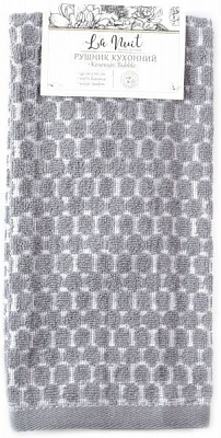 Рушник кухонний Bubble 40x60 см графіт La Nuit