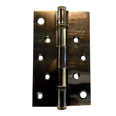 Петля дверная Fuxia 125x3 мм античная латунь универсальная