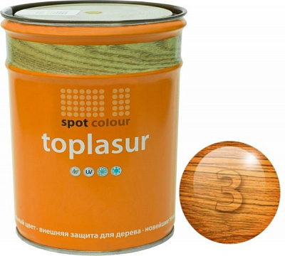 Лазурь Spot Colour Toplasur №4 лиственница полуглянец 1 л