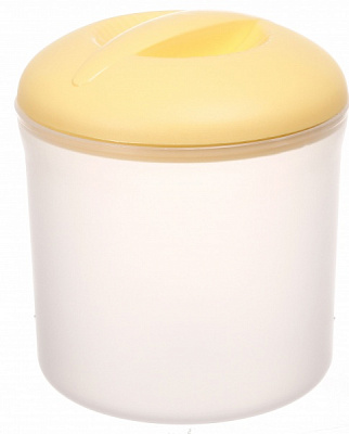 Ємність для сипучих Miami yellow 1 л пластик Eurogold