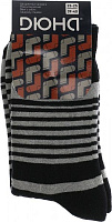 Носки мужские Duna 12В 229 зима р. 39–40 серый с черным 