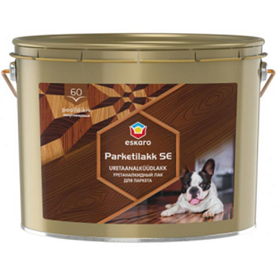 Лак для пола Parketilakk SE60 Eskaro полуглянец 2,5 л