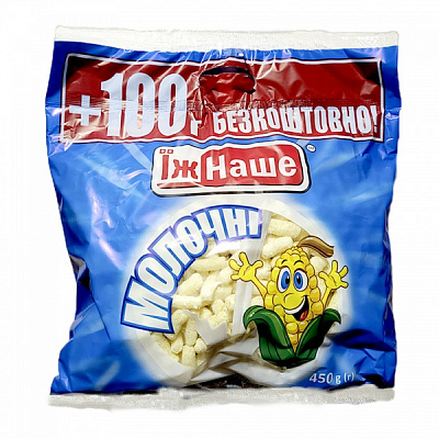 Палочки кукурузные ТМ ЇжНаше Молочные
