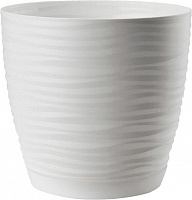 Вазон пластиковый Form Plastic Сахара мини-19 круглый 3,4л белый 