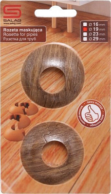 Розетка на трубы Salag 50 дуб польский 19 мм