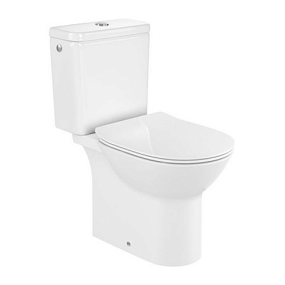 Унитаз-компакт Debba Round Rimless с сиденьем Slim Soft-close A34D995000