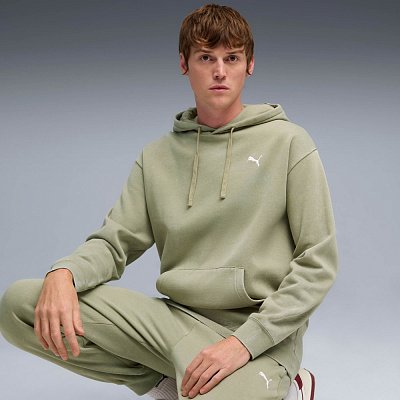 Джемпер Puma ESS ELEVATED Relaxed Wash Hoodie FL 68804982 р.M хакі