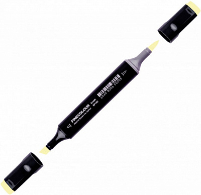 Маркер спиртовой FINECOLOUR EF102-221 бледно-желтый лимон 