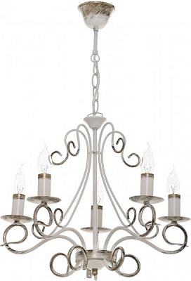 Люстра підвісна Vitaluce 5xE14 стара бронза/білий V1008/5