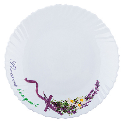 Тарелка десертная Vittora цветочная симфония Wave 190 мм