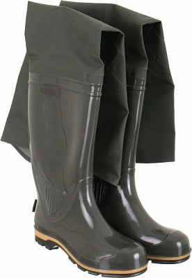 Сапоги резиновые Псков-Полимер рыбацкие р.45 зеленый