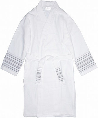 Халат женский Home Line 154624 р. S белый 