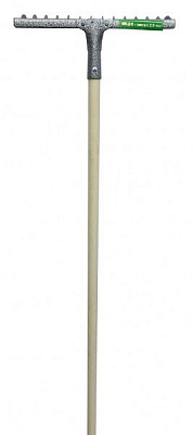 Грабли зубчатые Лев 14 зубов с черенком (молотковые)