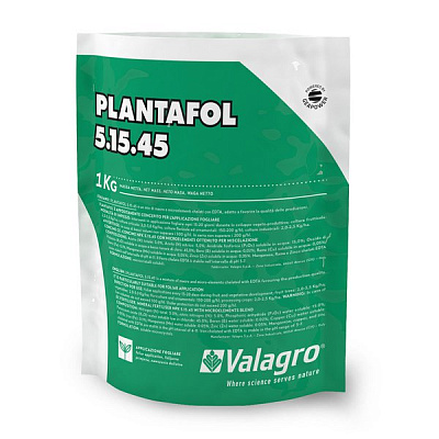 Удобрение минеральное Valagro Plantafol (5+15+45) 1 кг