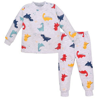 Піжама дитяча для хлопчиків Татошка р.92 сірий із малюнком 0102202сди