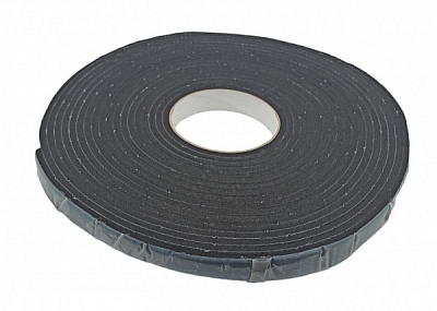 Ущільнювальна стрічка прямокутний з клеючим шаром 5х25 мм 10 м чорний