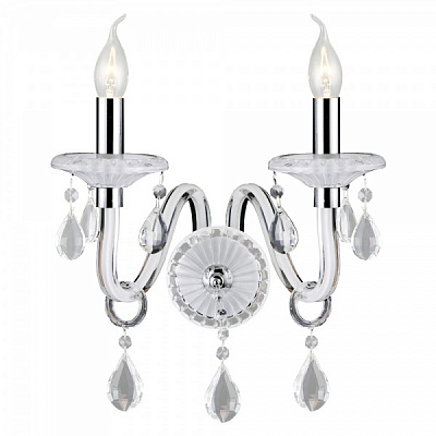 Бра Victoria Lighting 2x40 Вт E14 білий Cordelia/AP2 white