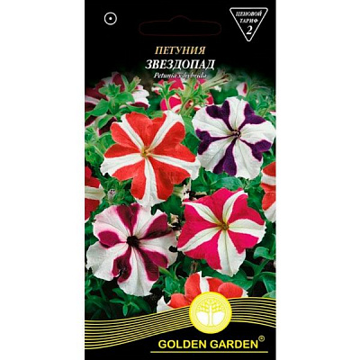 Насіння Golden Garden Петунія Зорепад 0.2 г