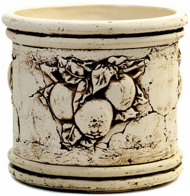 Горщик керамічний Айва круглий 8,5л бежевий