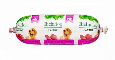 Корм вологий для усіх порід Richi Dog м'ясо птиці, індичка 35 г