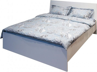 Кровать Embawood Mirina 160x200 см белый/белый лак 