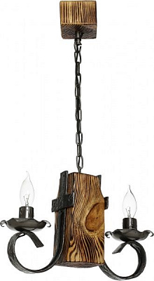 Люстра подвесная Luce Маркіза-2 2xE14 черный Маркиза-2 подвес 