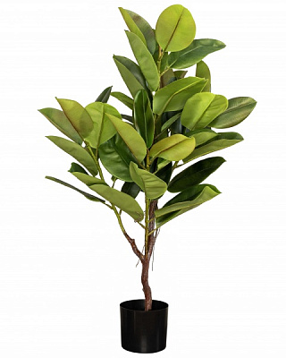 Дерево искусственное Фикус каучуконосный 115 см в горшке 360474 Девилон