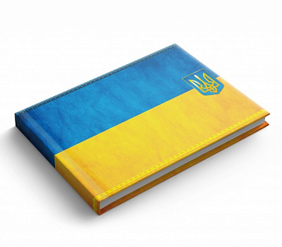 Щотижневик недатований Жовто-блакитий 1В2448 Аркуш A6 2022